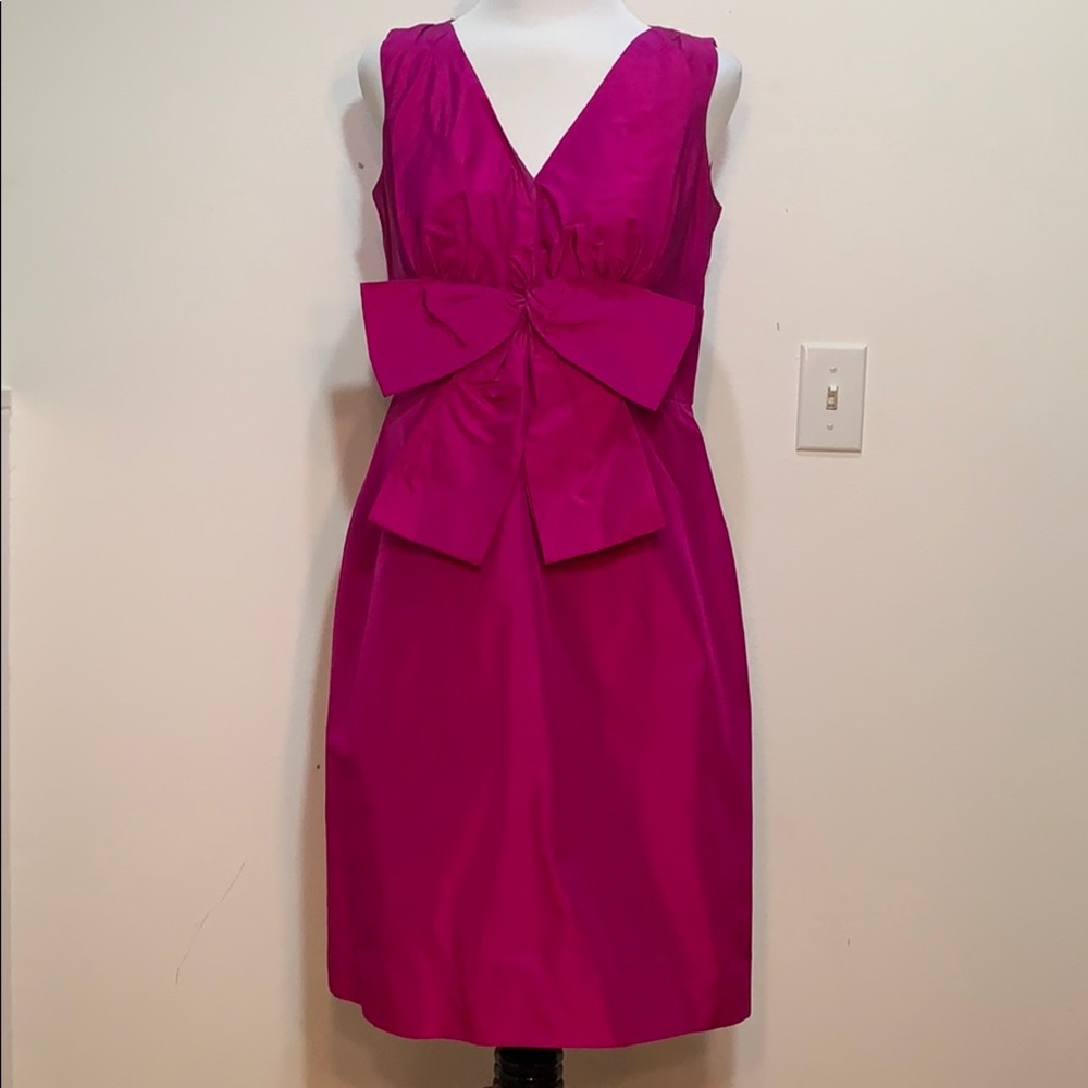 NWT Kate Spade Bow Front Taffeta Dress